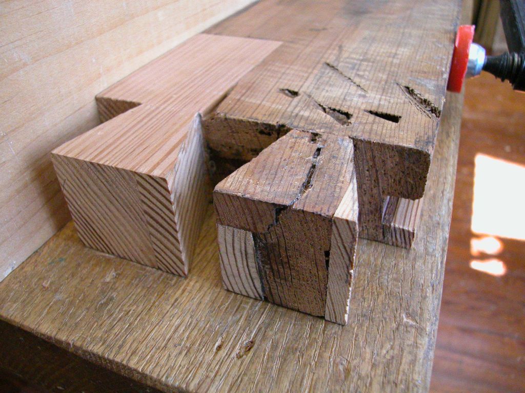 Dovetails repaired